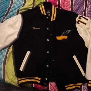 Custom Glow in the dark flying dutchmen varsity jacket DROP OFF SAN ANTONIO AREA